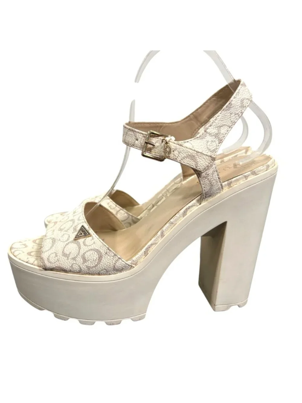 Vintage Guess 90s Y2k Chunky Platform Heels Size 10